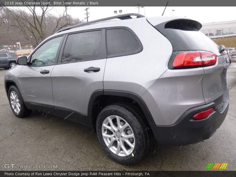 Billet Silver Metallic / Black 2016 Jeep Cherokee Sport