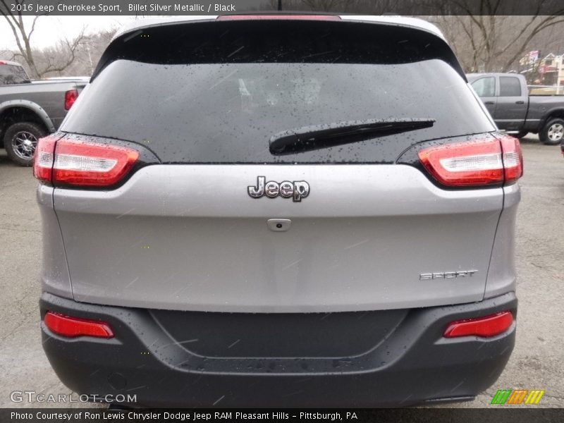 Billet Silver Metallic / Black 2016 Jeep Cherokee Sport