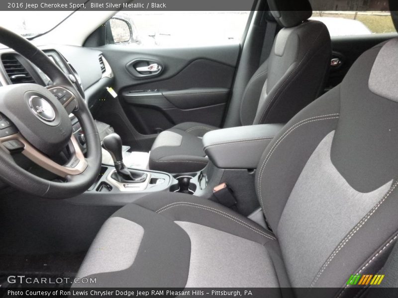 Billet Silver Metallic / Black 2016 Jeep Cherokee Sport