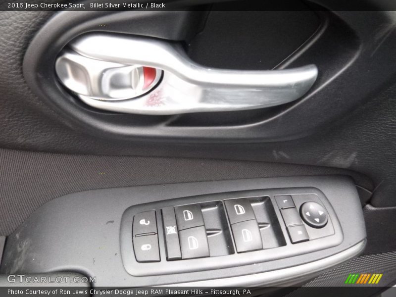 Billet Silver Metallic / Black 2016 Jeep Cherokee Sport