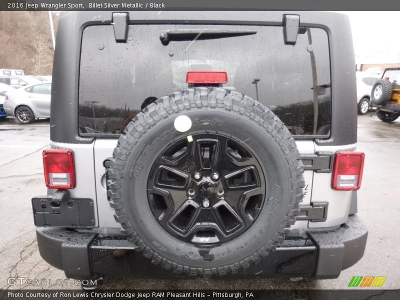 Billet Silver Metallic / Black 2016 Jeep Wrangler Sport