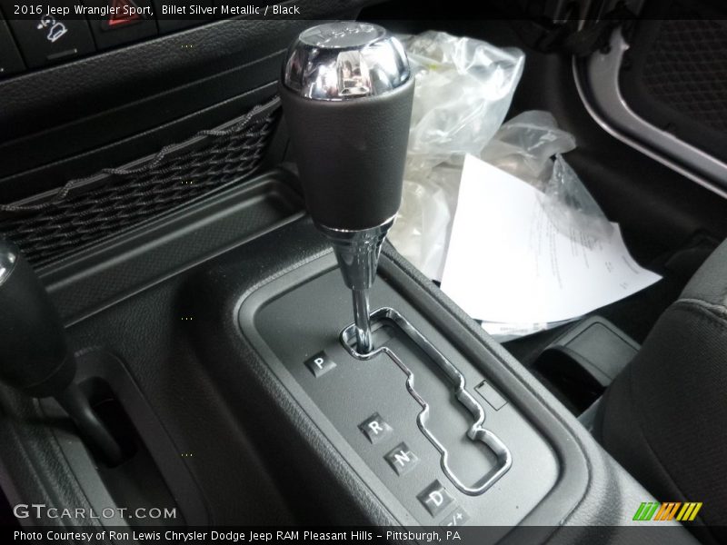 Billet Silver Metallic / Black 2016 Jeep Wrangler Sport