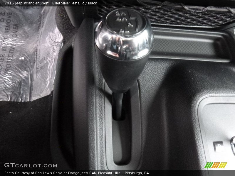 Billet Silver Metallic / Black 2016 Jeep Wrangler Sport