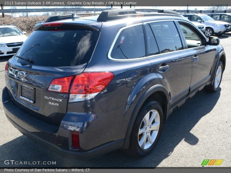 Graphite Gray Metallic / Off Black Leather 2013 Subaru Outback 3.6R Limited