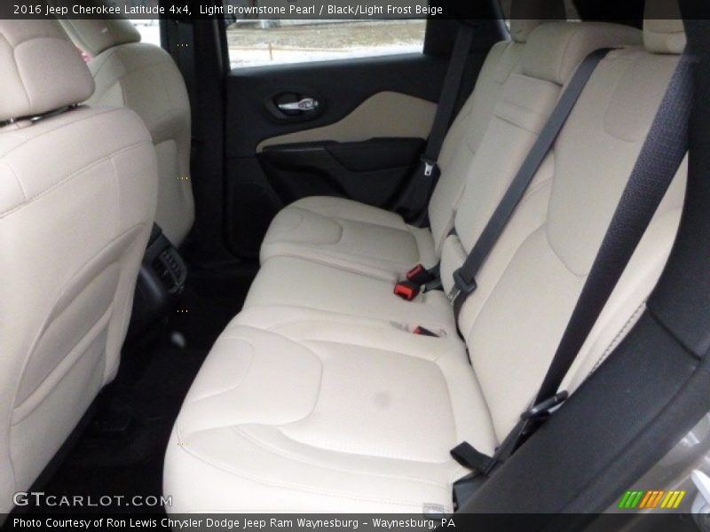 Light Brownstone Pearl / Black/Light Frost Beige 2016 Jeep Cherokee Latitude 4x4