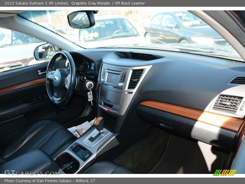 Graphite Gray Metallic / Off Black Leather 2013 Subaru Outback 3.6R Limited