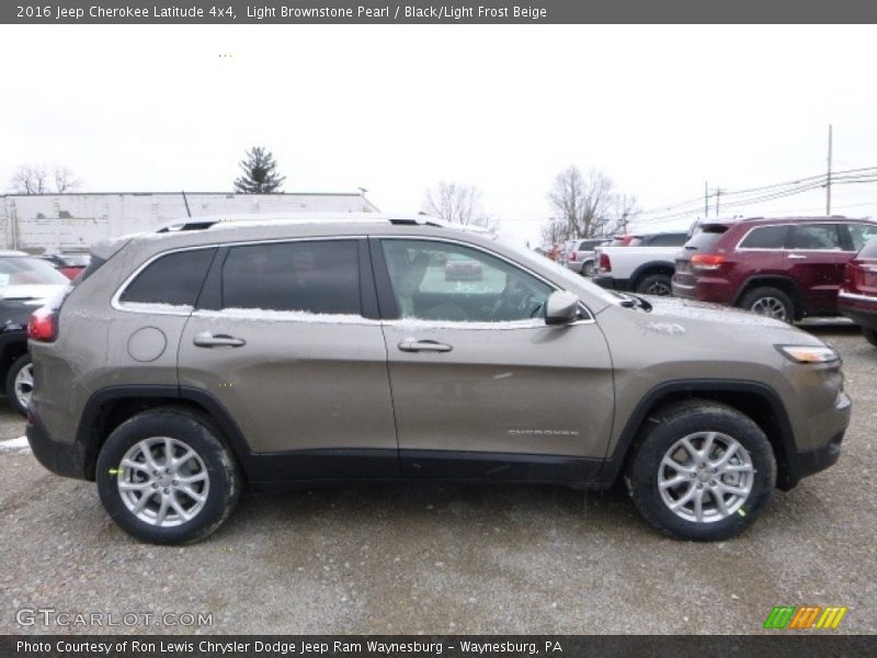 Light Brownstone Pearl / Black/Light Frost Beige 2016 Jeep Cherokee Latitude 4x4