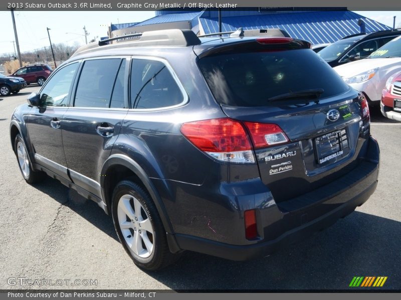 Graphite Gray Metallic / Off Black Leather 2013 Subaru Outback 3.6R Limited