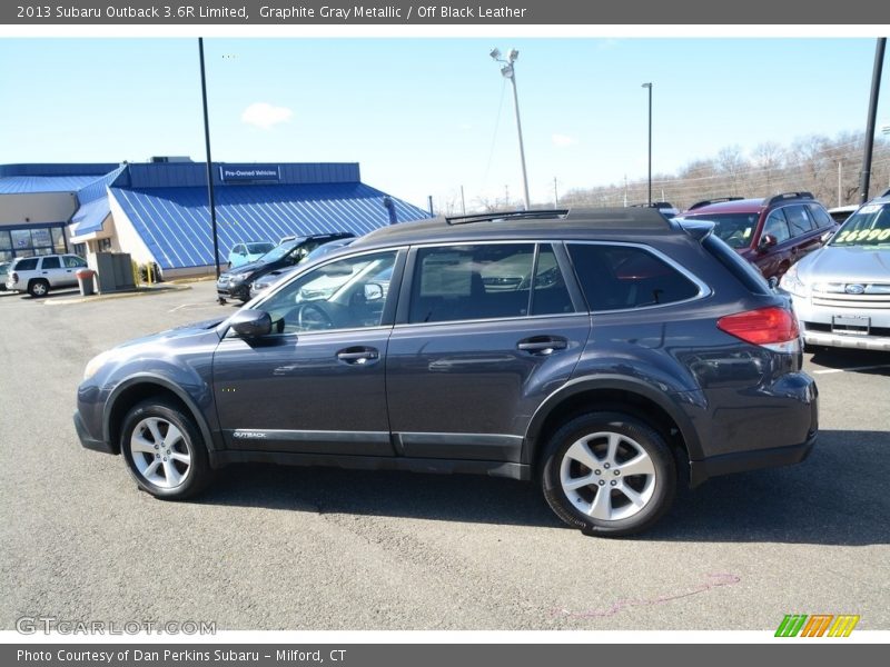 Graphite Gray Metallic / Off Black Leather 2013 Subaru Outback 3.6R Limited