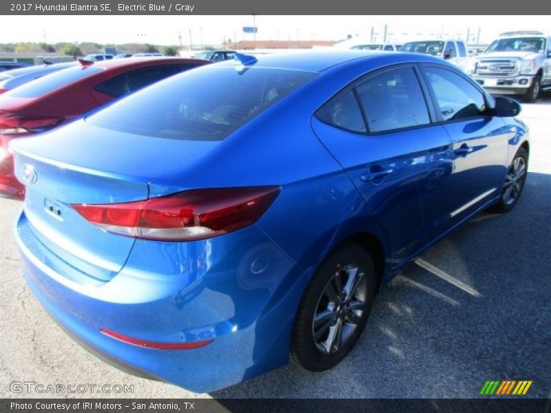 Electric Blue / Gray 2017 Hyundai Elantra SE