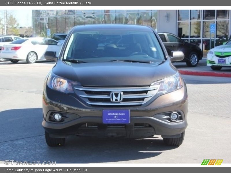 Kona Coffee Metallic / Black 2013 Honda CR-V EX