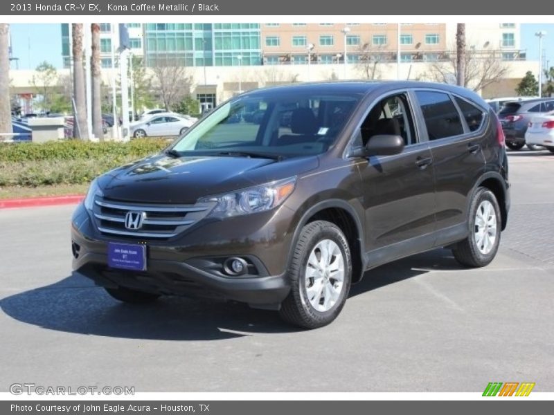 Kona Coffee Metallic / Black 2013 Honda CR-V EX