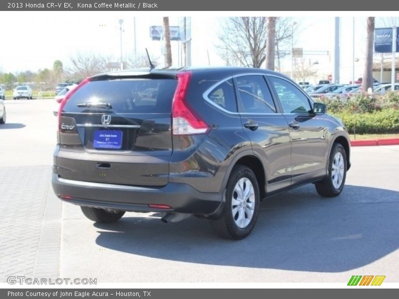 Kona Coffee Metallic / Black 2013 Honda CR-V EX