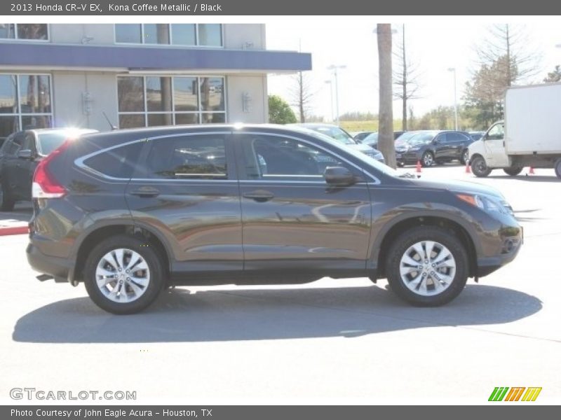 Kona Coffee Metallic / Black 2013 Honda CR-V EX