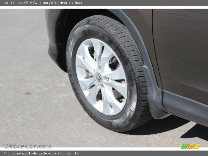 Kona Coffee Metallic / Black 2013 Honda CR-V EX