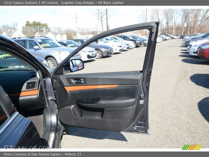 Graphite Gray Metallic / Off Black Leather 2013 Subaru Outback 3.6R Limited