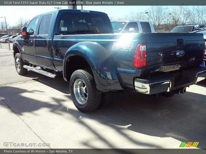 Blue Jeans Metallic / Steel 2016 Ford F350 Super Duty XLT Crew Cab 4x4 DRW