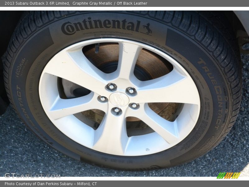 Graphite Gray Metallic / Off Black Leather 2013 Subaru Outback 3.6R Limited