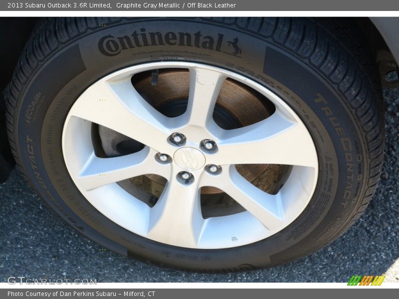Graphite Gray Metallic / Off Black Leather 2013 Subaru Outback 3.6R Limited