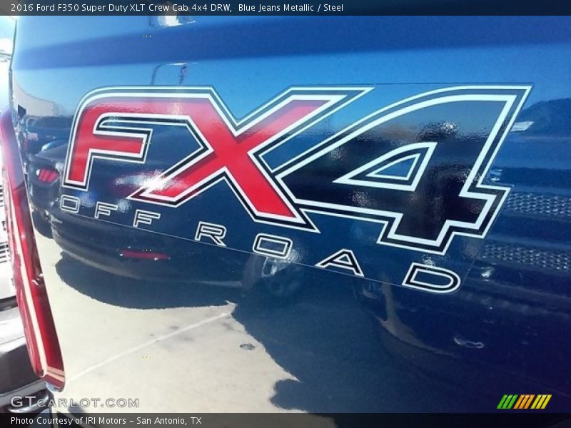 Blue Jeans Metallic / Steel 2016 Ford F350 Super Duty XLT Crew Cab 4x4 DRW