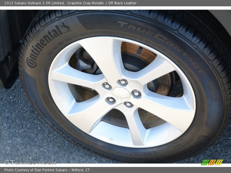 Graphite Gray Metallic / Off Black Leather 2013 Subaru Outback 3.6R Limited