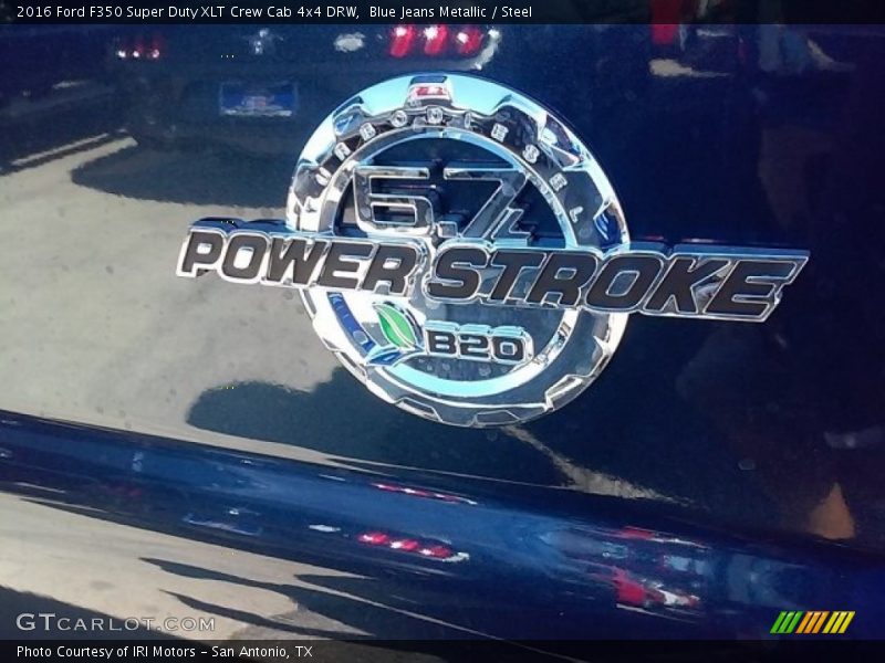 Blue Jeans Metallic / Steel 2016 Ford F350 Super Duty XLT Crew Cab 4x4 DRW