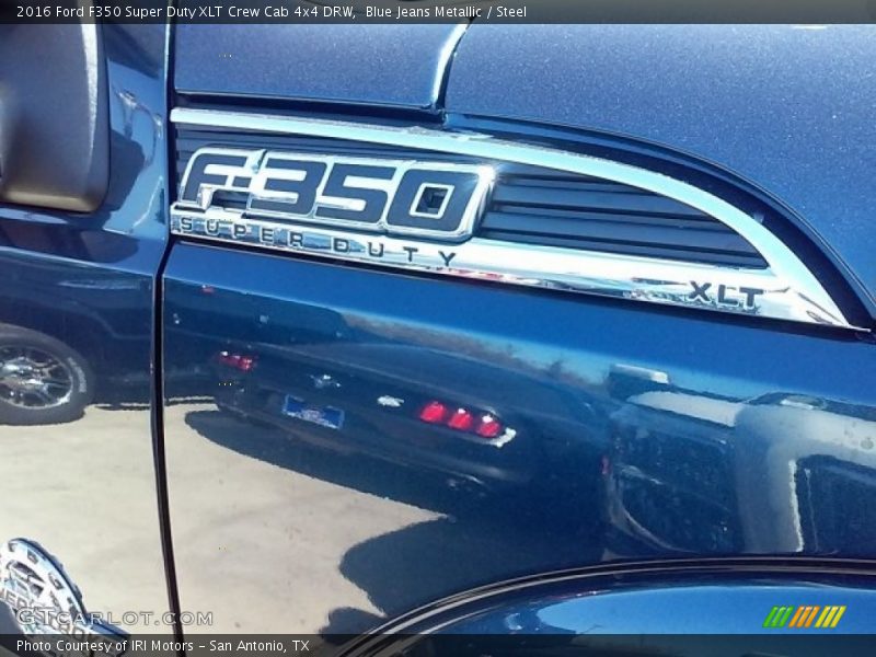 Blue Jeans Metallic / Steel 2016 Ford F350 Super Duty XLT Crew Cab 4x4 DRW