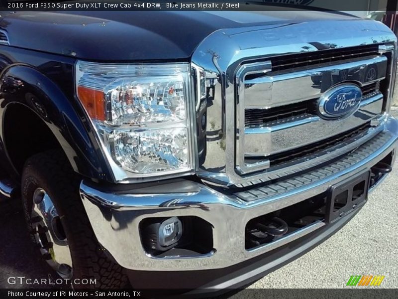 Blue Jeans Metallic / Steel 2016 Ford F350 Super Duty XLT Crew Cab 4x4 DRW