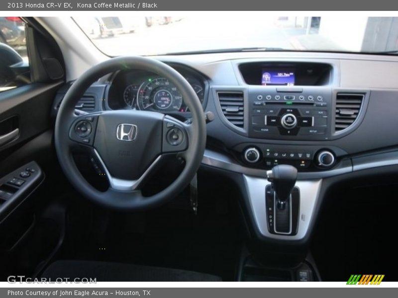 Kona Coffee Metallic / Black 2013 Honda CR-V EX