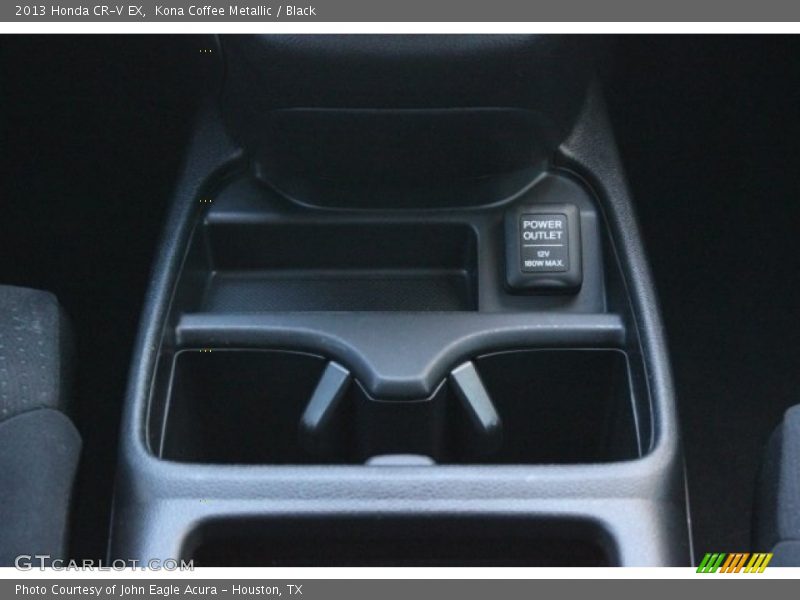 Kona Coffee Metallic / Black 2013 Honda CR-V EX