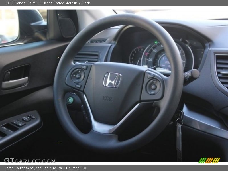 Kona Coffee Metallic / Black 2013 Honda CR-V EX