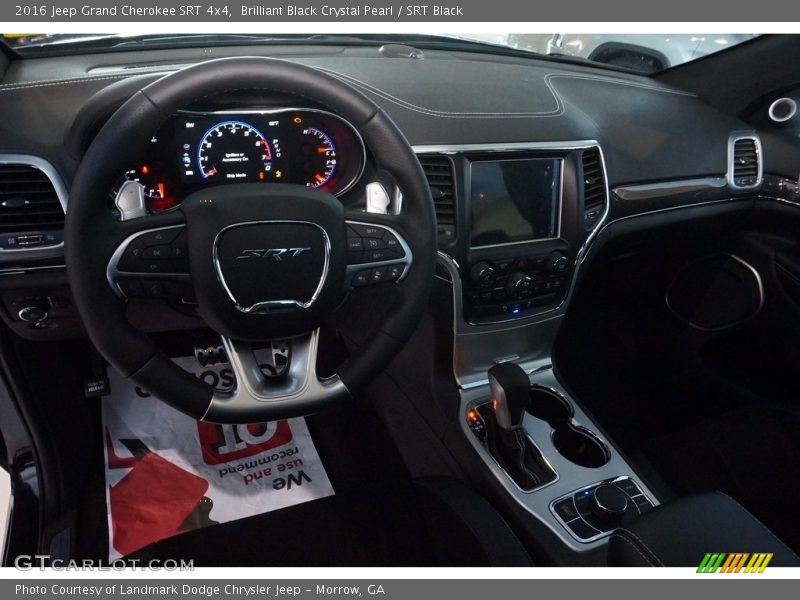Brilliant Black Crystal Pearl / SRT Black 2016 Jeep Grand Cherokee SRT 4x4