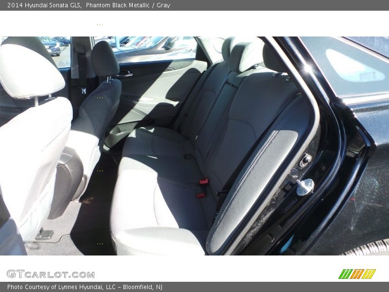 Phantom Black Metallic / Gray 2014 Hyundai Sonata GLS
