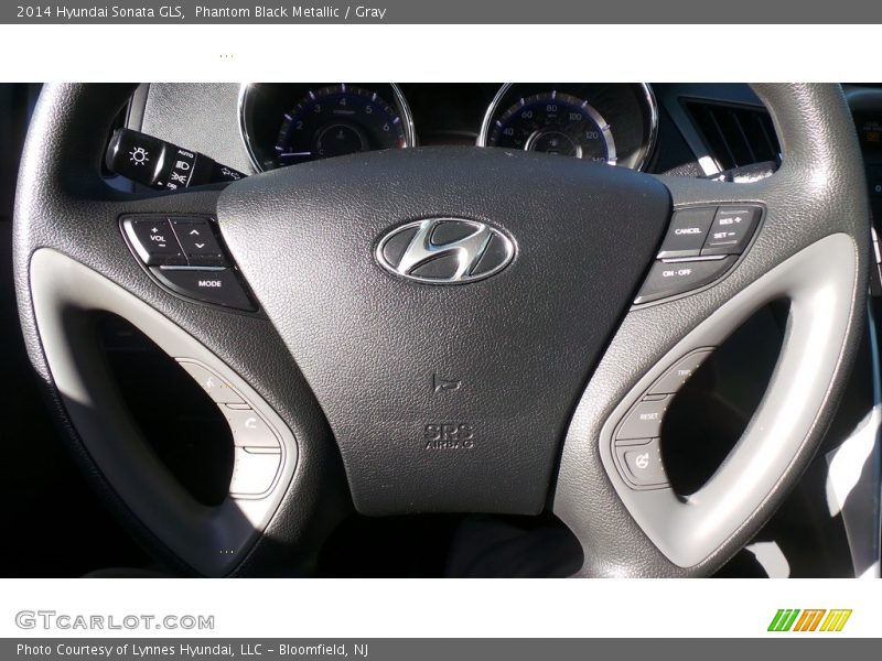 Phantom Black Metallic / Gray 2014 Hyundai Sonata GLS