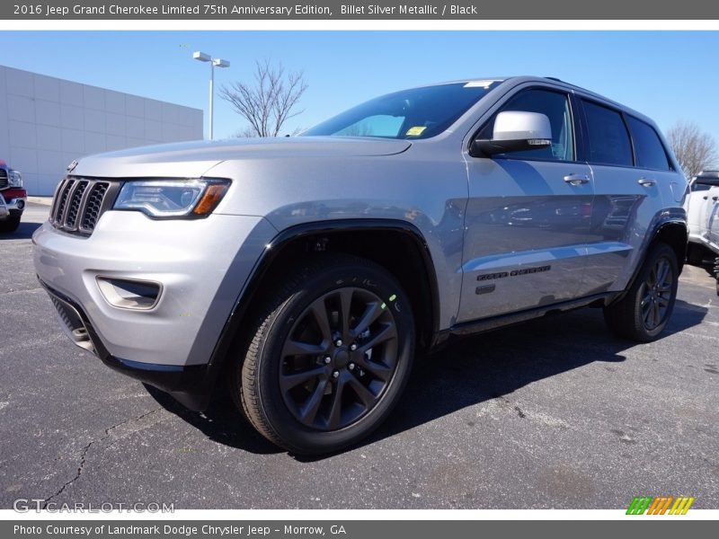 Billet Silver Metallic / Black 2016 Jeep Grand Cherokee Limited 75th Anniversary Edition