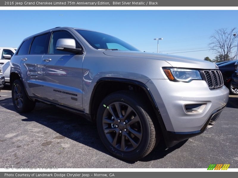 Billet Silver Metallic / Black 2016 Jeep Grand Cherokee Limited 75th Anniversary Edition