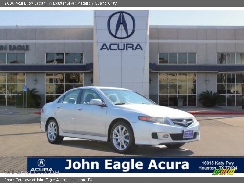 Alabaster Silver Metallic / Quartz Gray 2006 Acura TSX Sedan