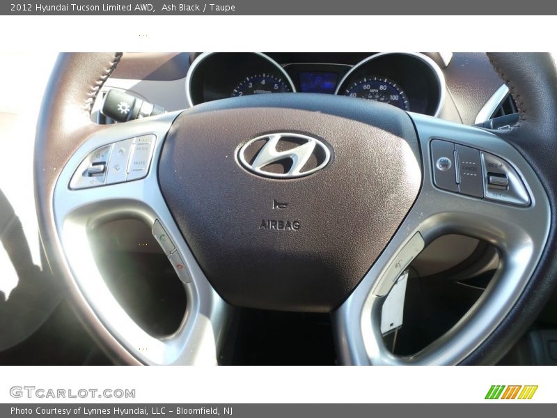 Ash Black / Taupe 2012 Hyundai Tucson Limited AWD