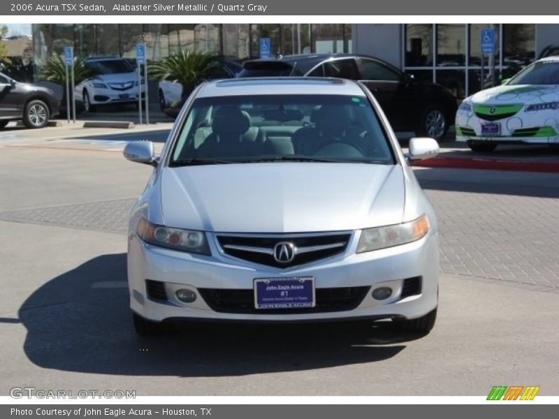 Alabaster Silver Metallic / Quartz Gray 2006 Acura TSX Sedan