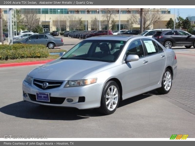 Alabaster Silver Metallic / Quartz Gray 2006 Acura TSX Sedan