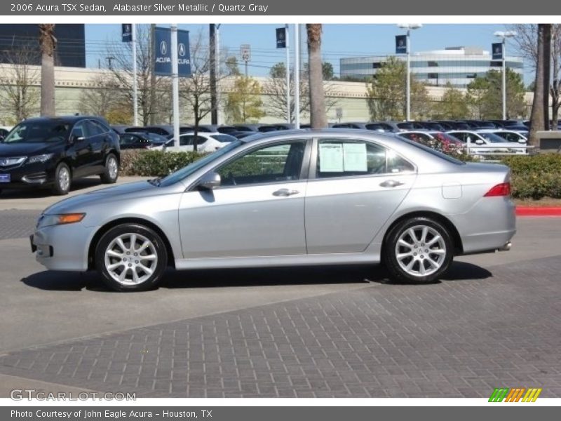 Alabaster Silver Metallic / Quartz Gray 2006 Acura TSX Sedan