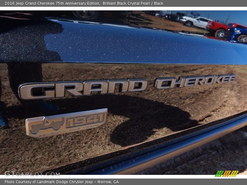 Brilliant Black Crystal Pearl / Black 2016 Jeep Grand Cherokee 75th Anniversary Edition