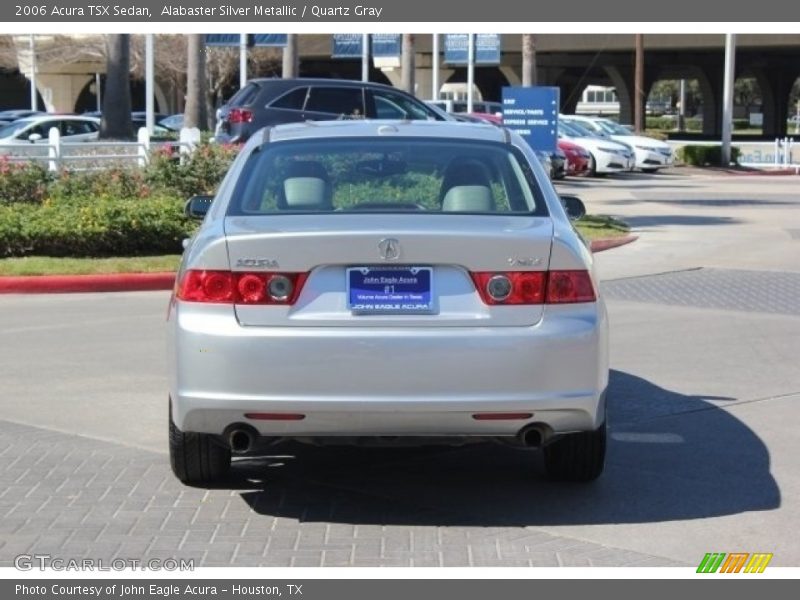 Alabaster Silver Metallic / Quartz Gray 2006 Acura TSX Sedan