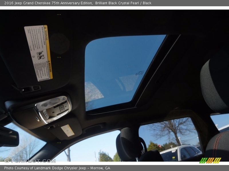 Brilliant Black Crystal Pearl / Black 2016 Jeep Grand Cherokee 75th Anniversary Edition