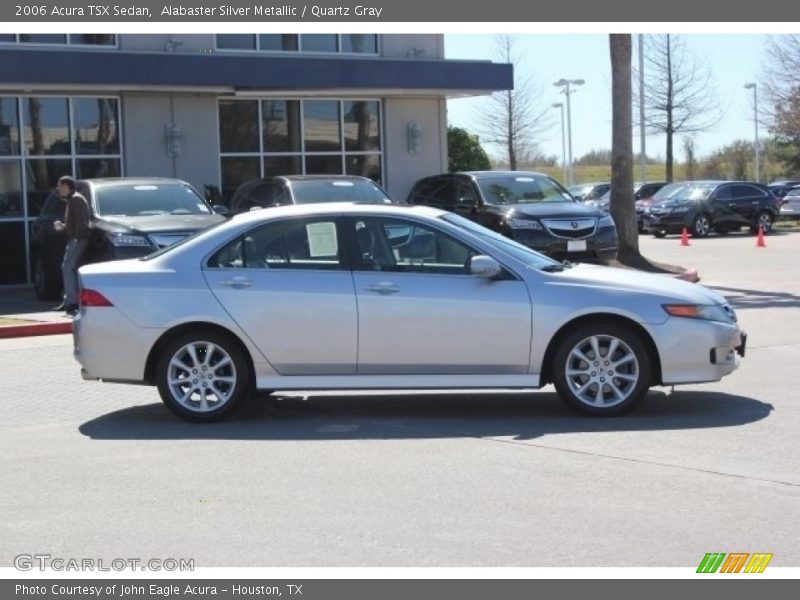 Alabaster Silver Metallic / Quartz Gray 2006 Acura TSX Sedan