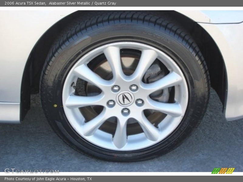 Alabaster Silver Metallic / Quartz Gray 2006 Acura TSX Sedan