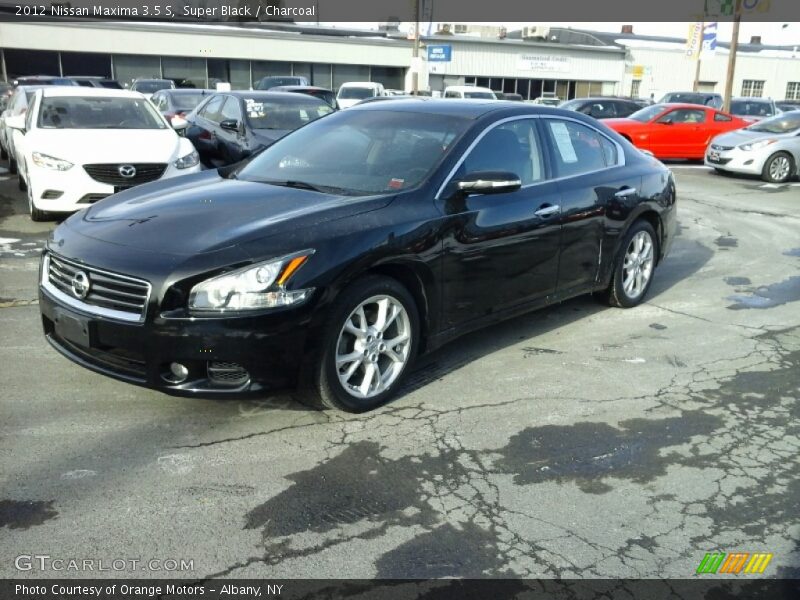 Super Black / Charcoal 2012 Nissan Maxima 3.5 S