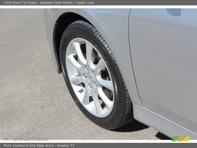 Alabaster Silver Metallic / Quartz Gray 2006 Acura TSX Sedan