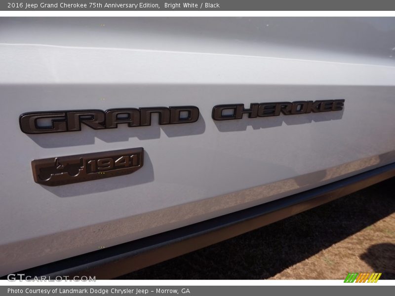 Bright White / Black 2016 Jeep Grand Cherokee 75th Anniversary Edition