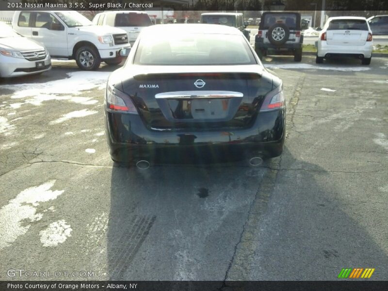 Super Black / Charcoal 2012 Nissan Maxima 3.5 S